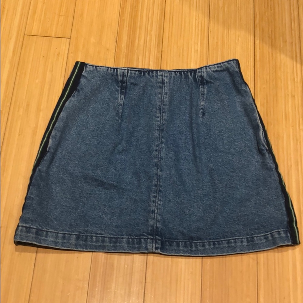 Jeans High Rise Mini Skirt
